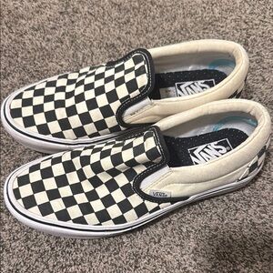 Vans Checkerboard Slip-On Sneakers